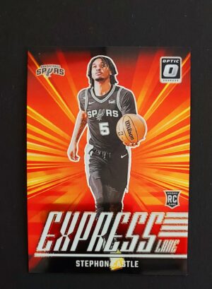 2024-25 Panini Optic Express Lane Stephon Castle #1 RC