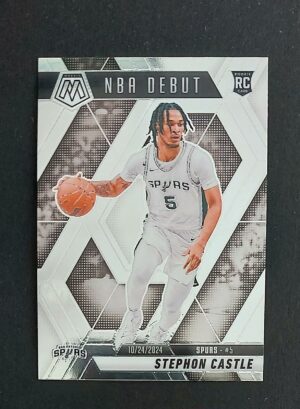 2024-25 Panini Mosaic NBA Debut Stephon Castle #267 RC