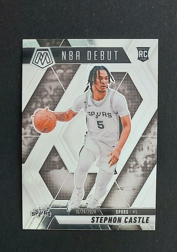 2024-25 Panini Mosaic NBA Debut Stephon Castle #267 RC
