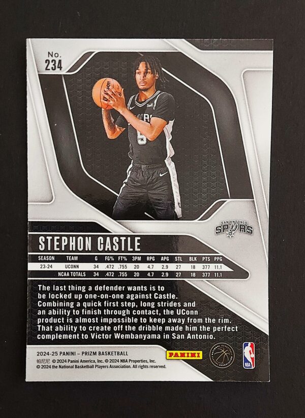 2024-25 Panini Prizm Stephon Castle #234 RC