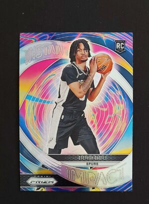2024-25 Panini Prizm Instant Impact Stephon Castle #4 RC Silver