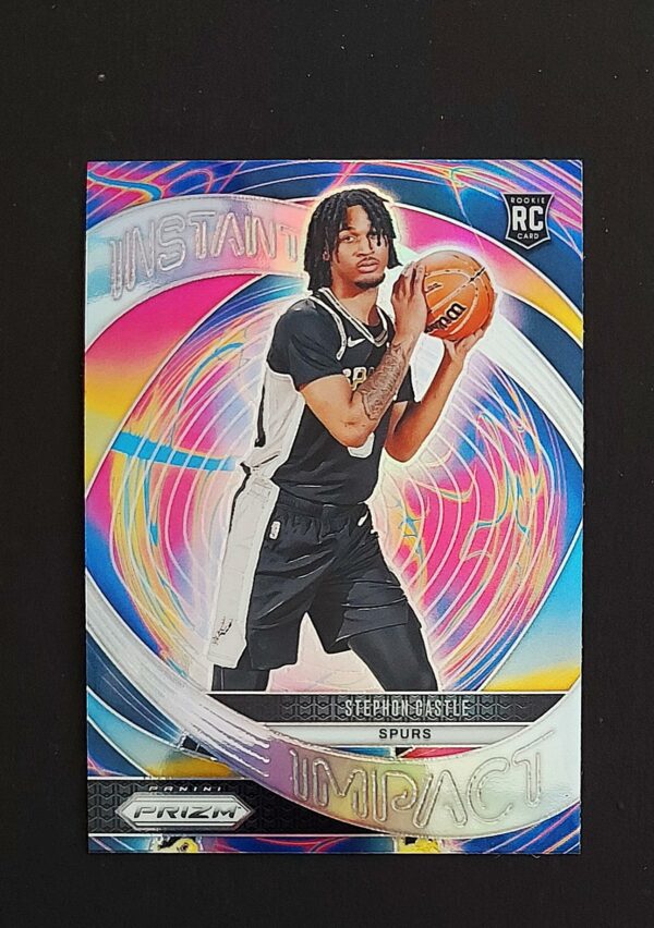 2024-25 Panini Prizm Instant Impact Stephon Castle #4 RC Silver