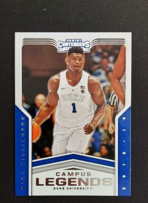 2020-21 Panini Contenders Draft Picks Campus Legends Zion Williamson #1