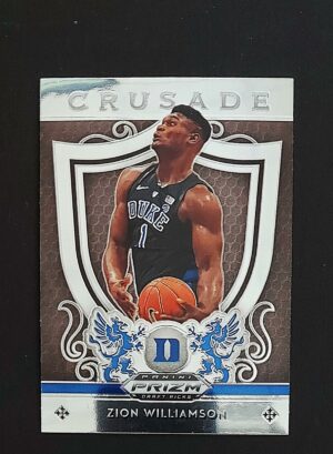 2019-20 Panini Prizm Draft Picks Crusade Zion Williamson #51 RC