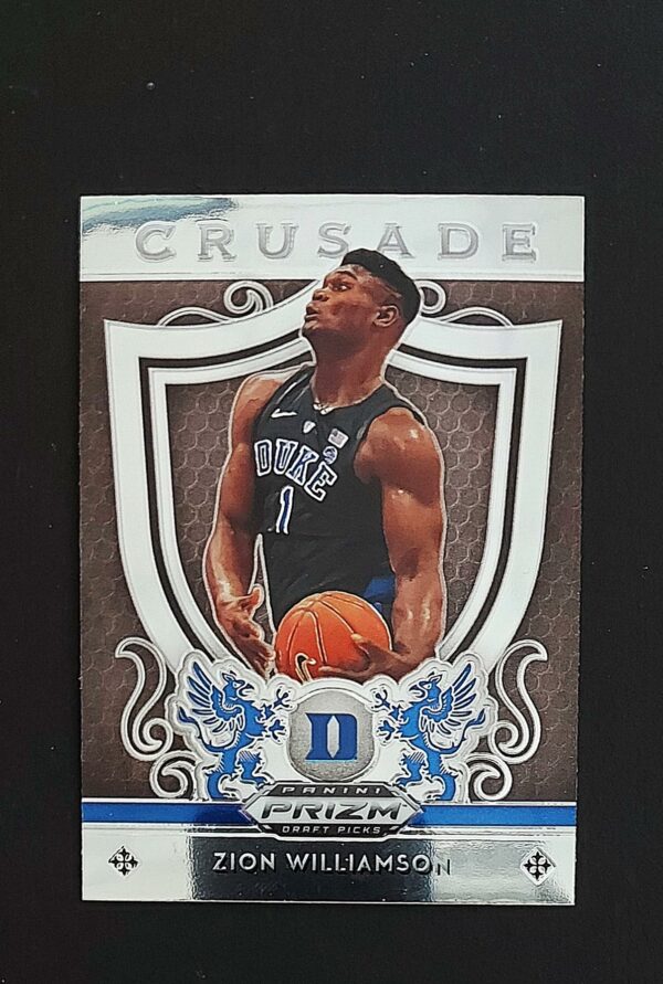 2019-20 Panini Prizm Draft Picks Crusade Zion Williamson #51 RC