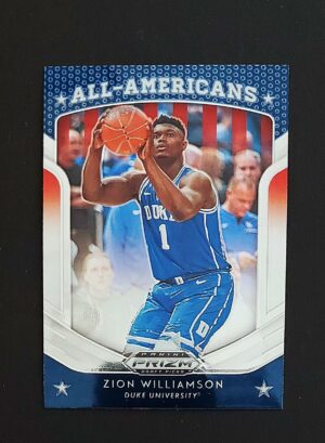 2019-20 Panini Prizm Draft Picks All-Americans Zion Williamson #100 RC