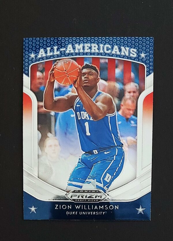 2019-20 Panini Prizm Draft Picks All-Americans Zion Williamson #100 RC