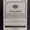 2019-20 Panini Hoops Zion Williamson #258 RC