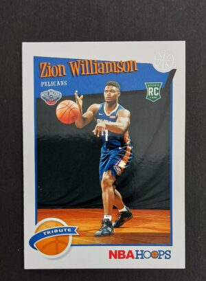 2019-20 Panini Hoops Tribute Zion Williamson #296 RC