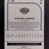 2019-20 Panini Hoops Tribute Zion Williamson #296 RC