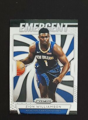 2019-20 Panini Prizm Emergent Zion Williamson #7 RC