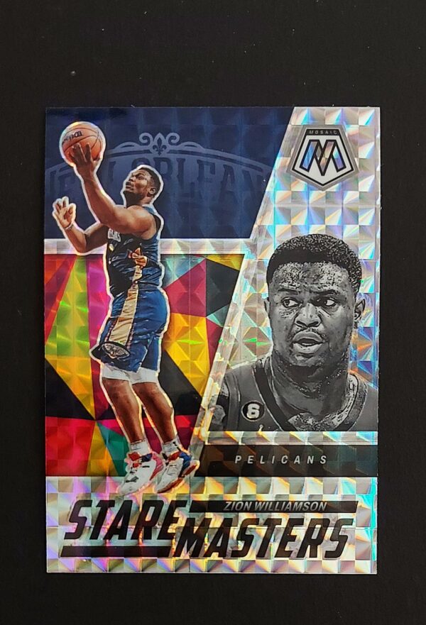 2022-23 Panini Mosaic Stare Masters Zion Williamson #1 Prizm