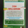 2023-24 Panini Donruss Zion Williamson #122 Green Laser