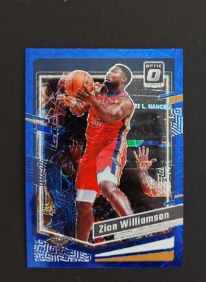 2023-24 Panini Optic Zion Williamson #35 Blue Velocity