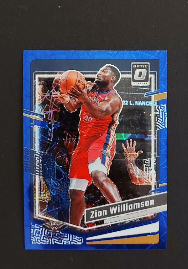 2023-24 Panini Optic Zion Williamson #35 Blue Velocity