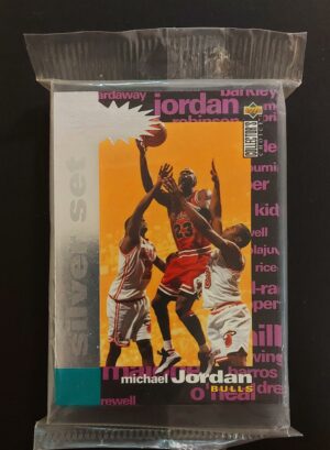 1995-96 Upper Deck CC You Crash the Game Silver Set Exchange: Scoring- 30 kart - 2xJordan