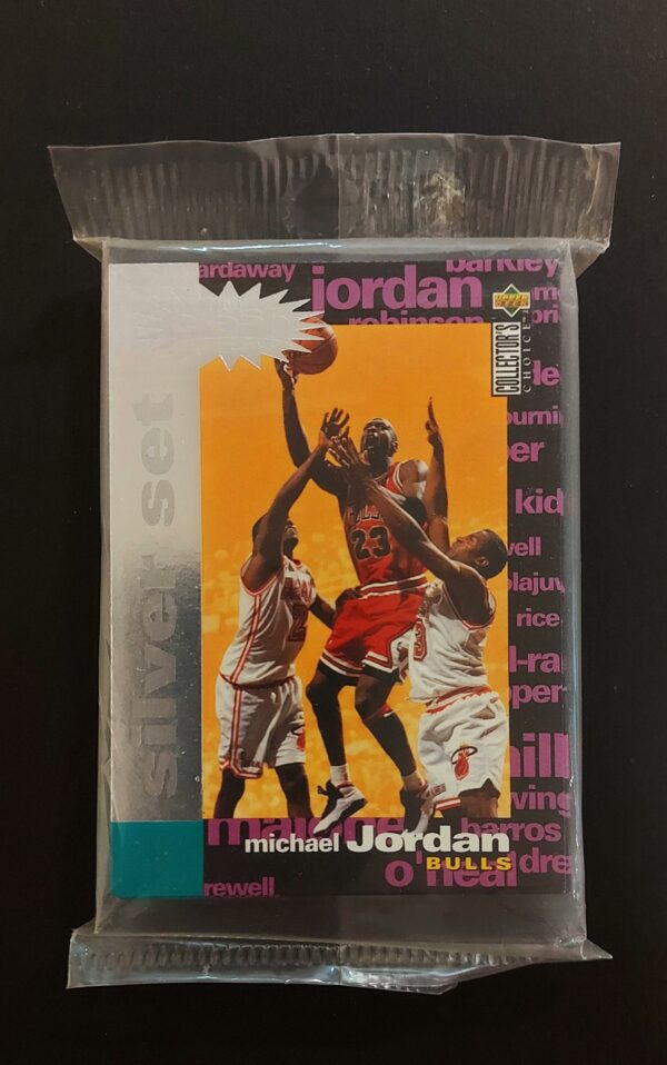 1995-96 Upper Deck CC You Crash the Game Silver Set Exchange: Scoring- 30 kart - 2xJordan