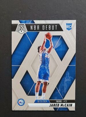 2024-25 Panini Mosaic NBA Debut Jared McCain #263 RC