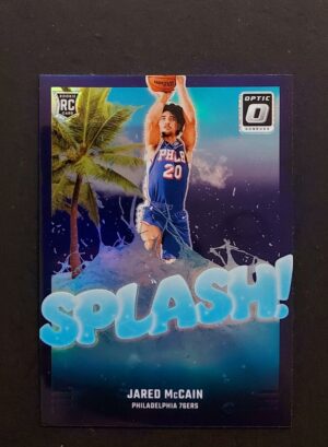 2024-25 Panini Optic Splash! Jared McCain #3 RC Purple