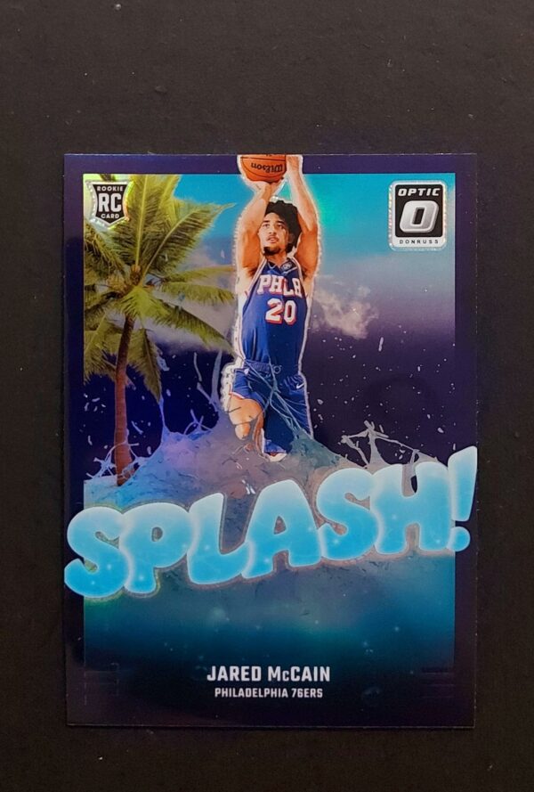 2024-25 Panini Optic Splash! Jared McCain #3 RC Purple