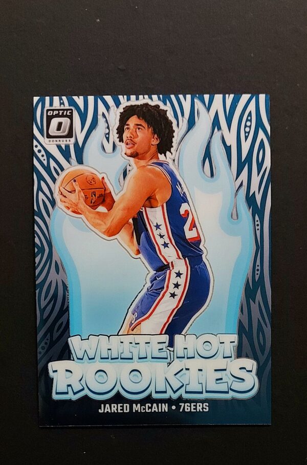 2024-25 Panini Optic White Hot Rookies Jared McCain #2 RC