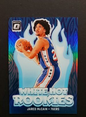 2024-25 Panini Optic White Hot Rookies Jared McCain #2 RC Purple