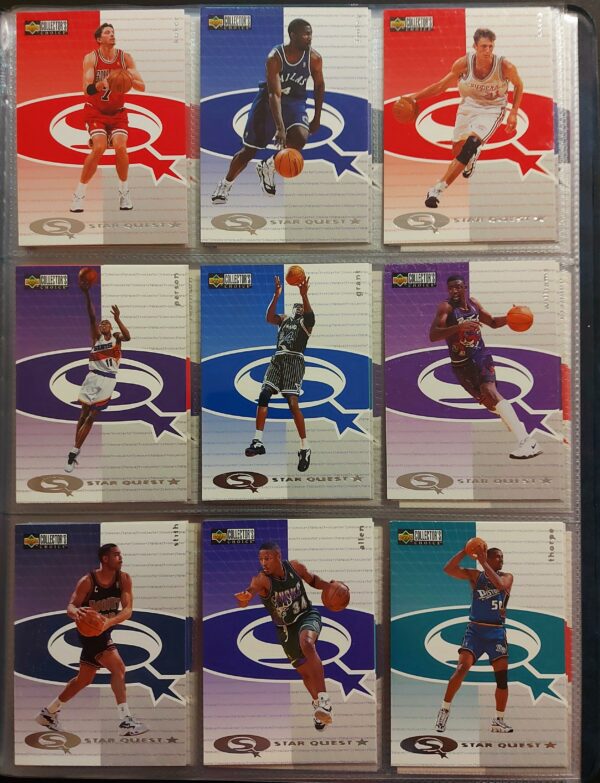 20260716_203727 1997-98 Upper Deck Collector's Choice Starquest Lot - 1-80 + album Ultra Pro