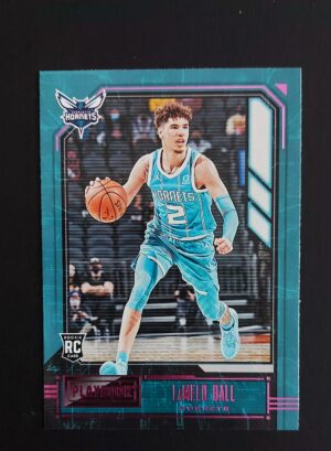 2020-21 Panini Chronicles Playbook Lamelo Ball #192 RC Pink
