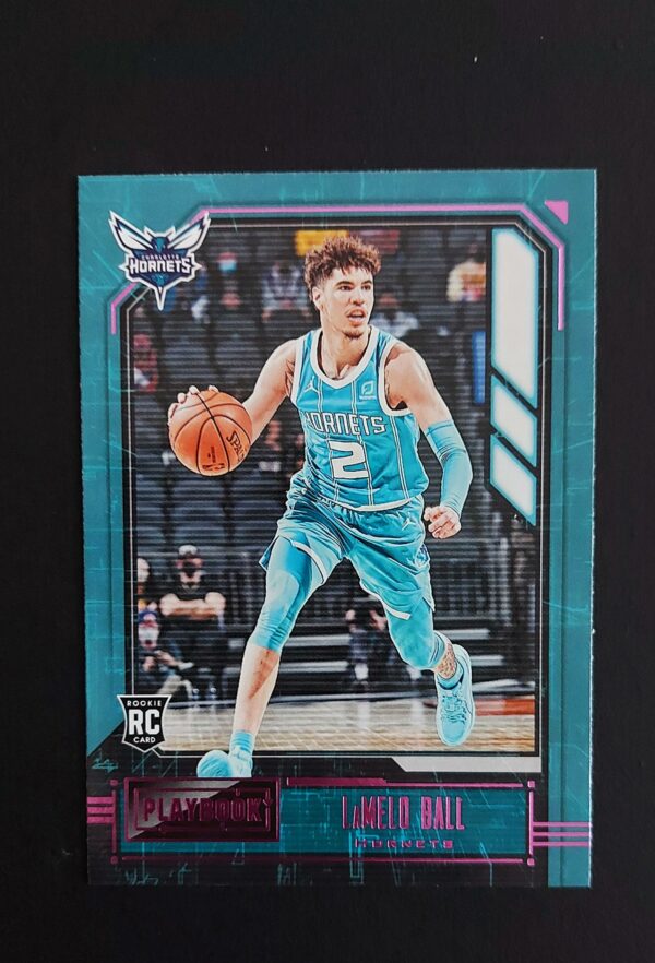 2020-21 Panini Chronicles Playbook Lamelo Ball #192 RC Pink