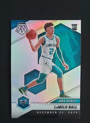 2020-21 Panini Mosaic NBA Debut Lamelo Ball #262 RC Silver