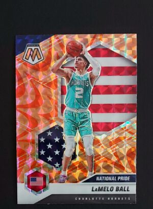 2020-21 Panini Mosaic National Pride Lamelo Ball #257 RC Orange Reactive