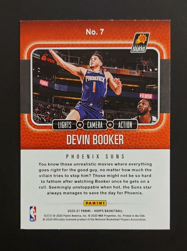 2020-21 Panini Hoops Lights Camera Action Devin Booker #7