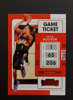 2021-22 Panini Contenders Devin Booker #9 Red