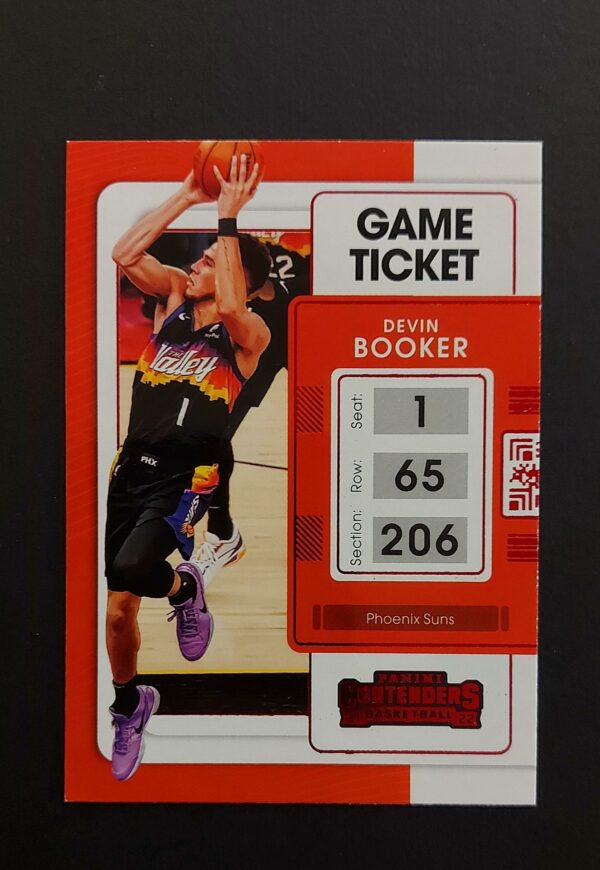 2021-22 Panini Contenders Devin Booker #9 Red