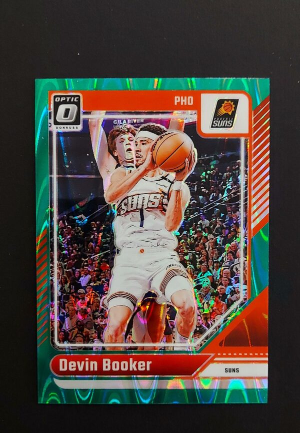 2024-25 Panini Optic Devin Booker #11 Green Wave