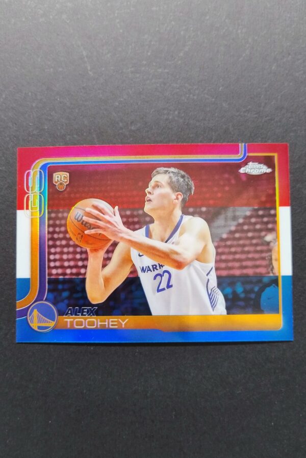 2025-26 Topps Chrome Alex Toohey #298 RC Red White Blue