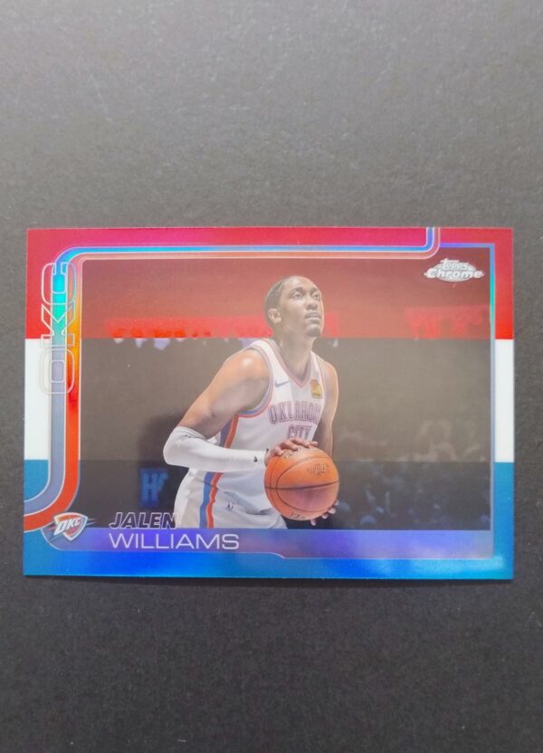 2025-26 Topps Chrome Jalen Williams #187 Red White Blue
