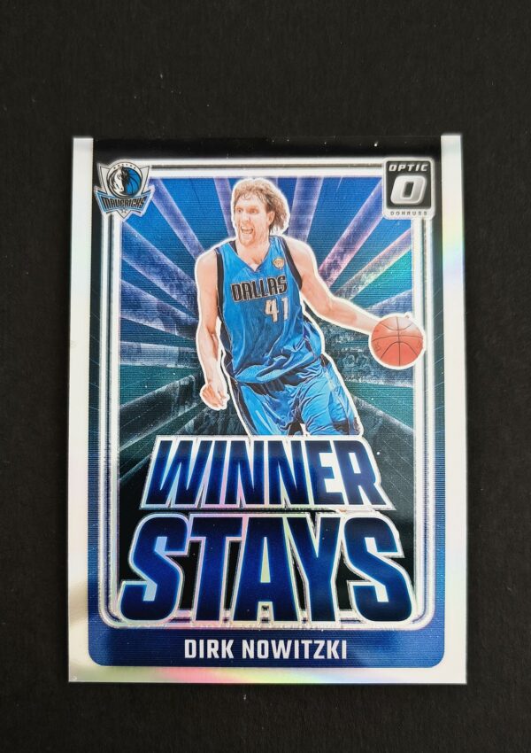 2024-25 Panini Optic Winner Stays Dirk Nowitzki #13 Silver