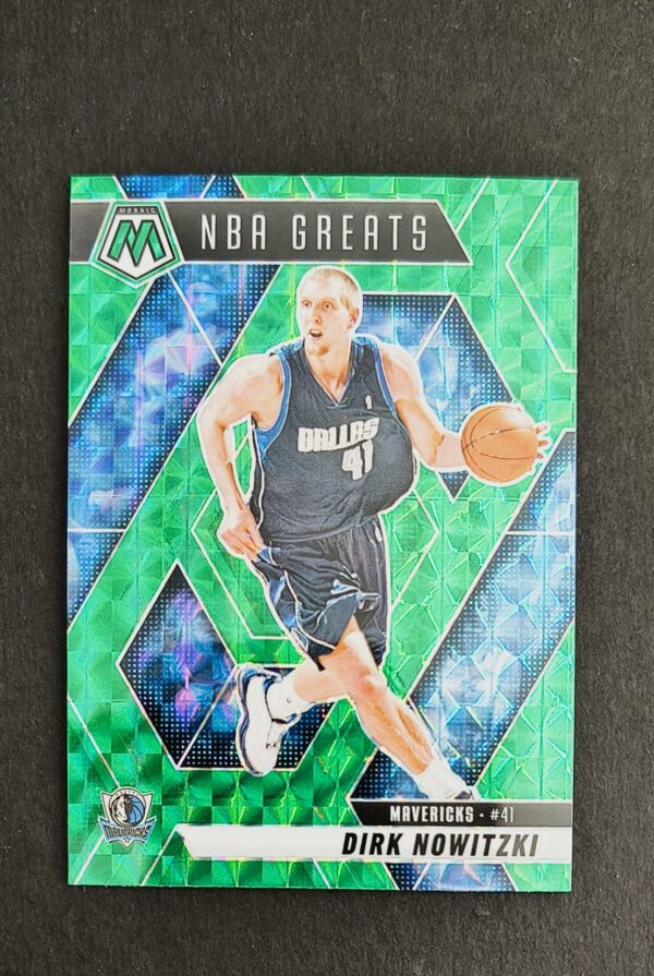 2024-25 Panini Mosaic NBA Greats Dirk Nowitzki #295 Green