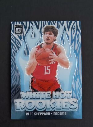 2024-25 Panini Optic White Hot Rookies Reed Sheppard #12 RC