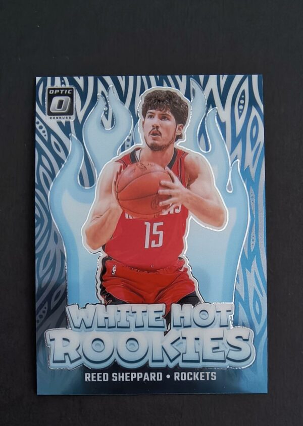 2024-25 Panini Optic White Hot Rookies Reed Sheppard #12 RC