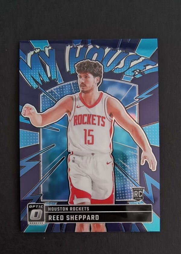 2024-25 Panini Optic My House Reed Sheppard #18 RC Purple