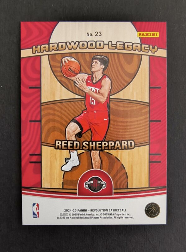 2024-25 Panini Revolution Hardwood Legacy Reed Sheppard #23 RC