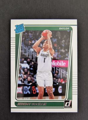 2022-23 Panini Donruss Draft Picks Jeremy Sochan #15 RC