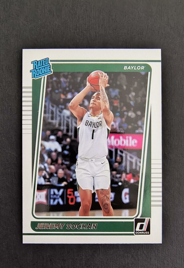 2022-23 Panini Donruss Draft Picks Jeremy Sochan #15 RC