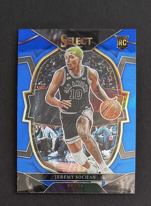 2022-23 Panini Select Jeremy Sochan #86 RC Blue Prizm Concourse