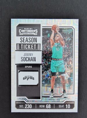 2023-24 Panini Contenders Jeremy Sochan #70 Choice