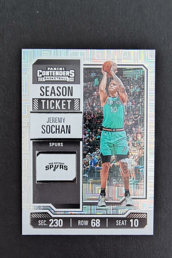 2023-24 Panini Contenders Jeremy Sochan #70 Choice