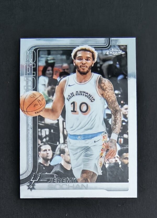 2025-26 Topps Chrome Jeremy Sochan #239