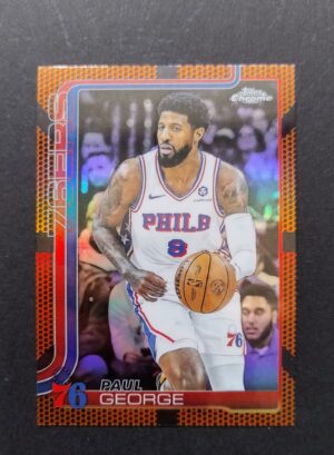 2025-26 Topps Chrome Paul George #171 Basketball Refractor